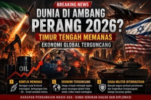 Dunia di Ambang Perang 2026? Timur Tengah Memanas, Ekonomi Global Terguncang!