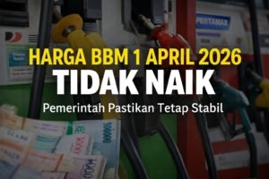 Harga BBM Per 1 April 2026 Tidak Naik, Pemerintah Pastikan Stabil di Tengah Isu Kenaikan