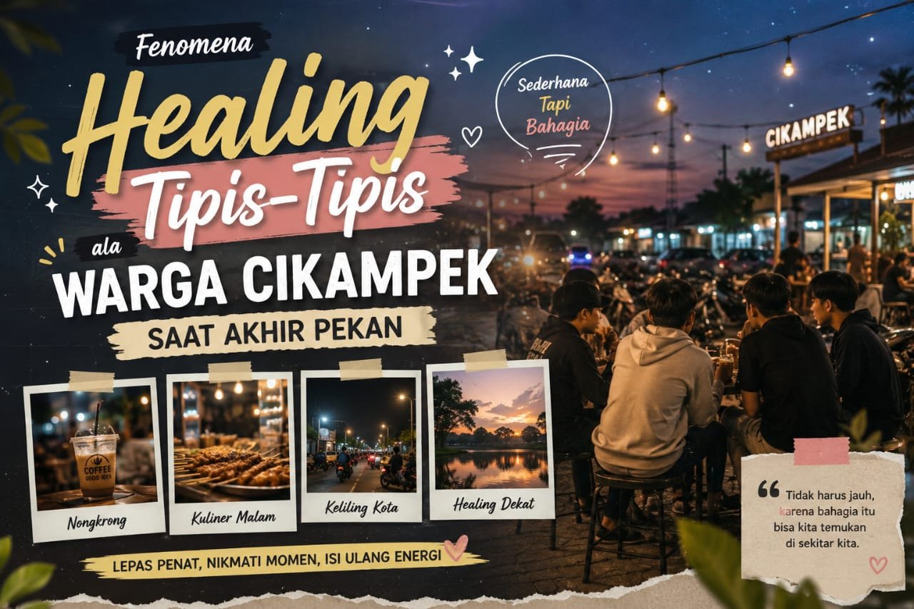 Fenomena Healing Tipis-tipis ala Warga Cikampek saat akhir pekan.